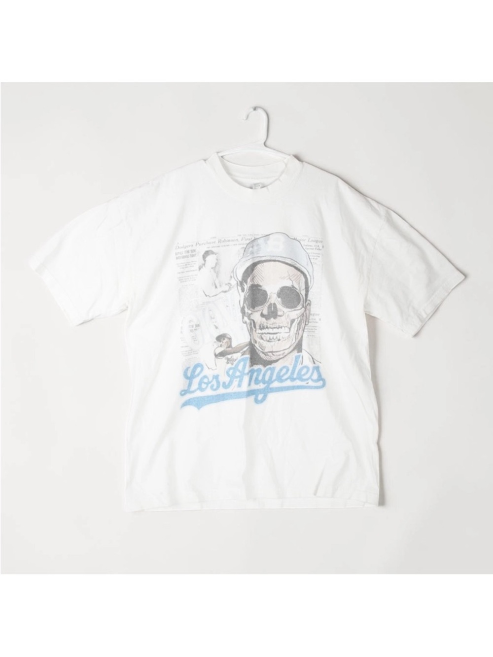 Los Angeles Apparel Los Angeles Robinson Eternal Skull Print T Shirt Mens XLarge